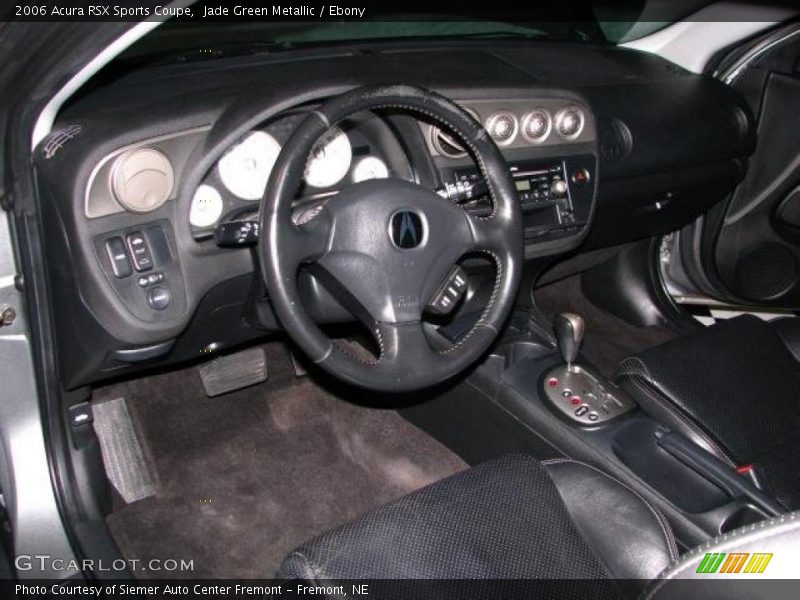 Jade Green Metallic / Ebony 2006 Acura RSX Sports Coupe