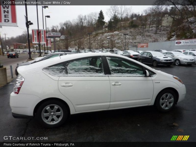Super White / Gray 2006 Toyota Prius Hybrid