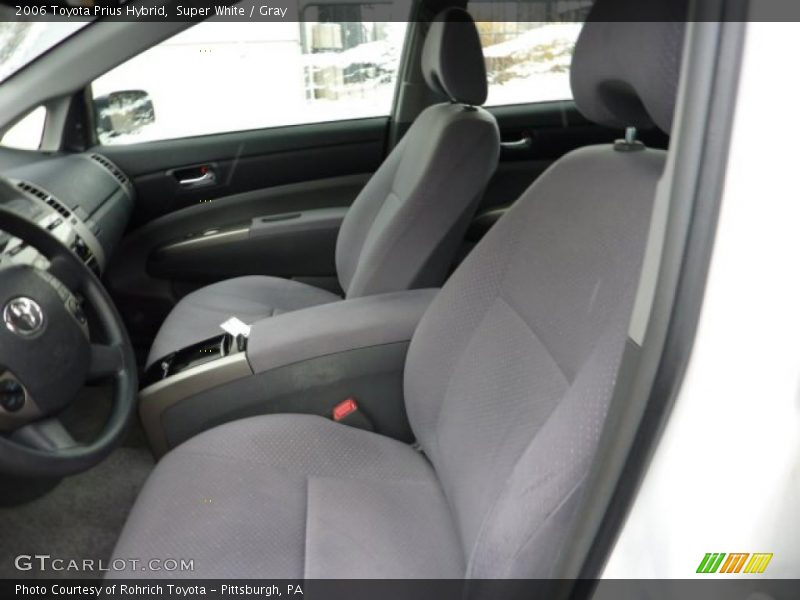 Super White / Gray 2006 Toyota Prius Hybrid