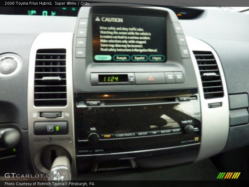 Super White / Gray 2006 Toyota Prius Hybrid