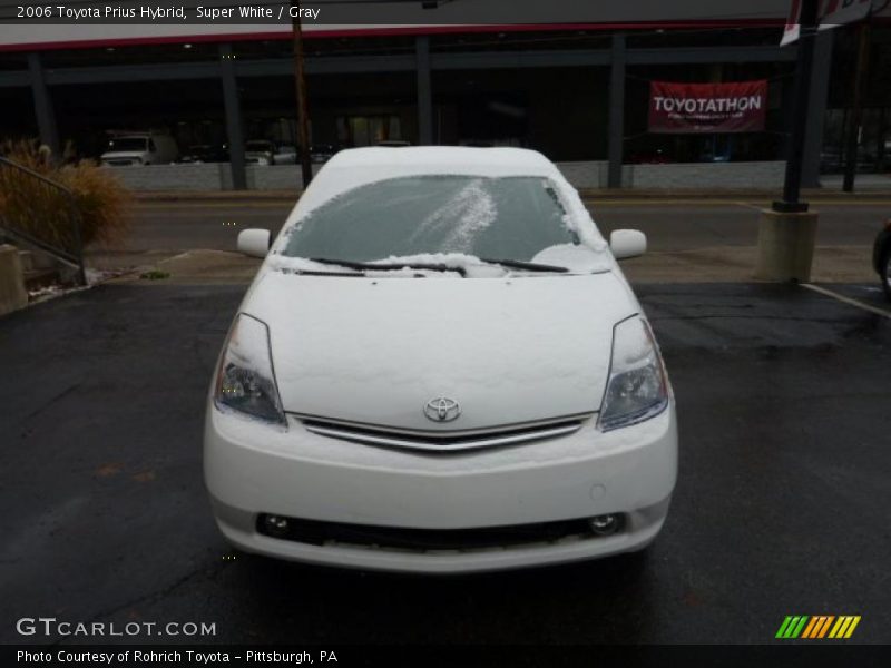 Super White / Gray 2006 Toyota Prius Hybrid