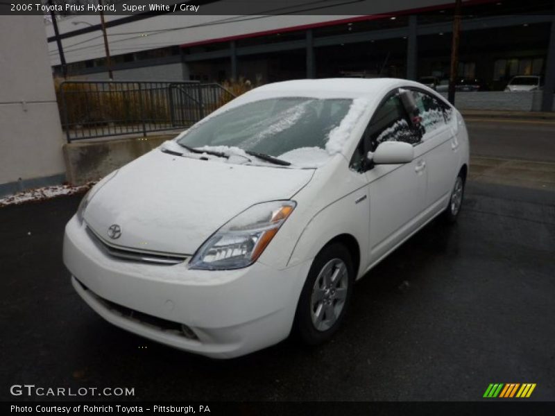 Super White / Gray 2006 Toyota Prius Hybrid