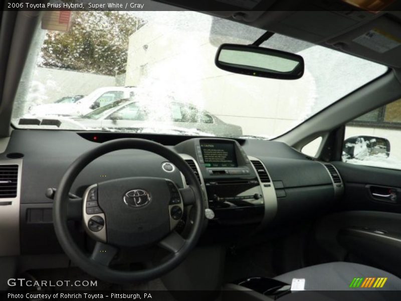 Super White / Gray 2006 Toyota Prius Hybrid