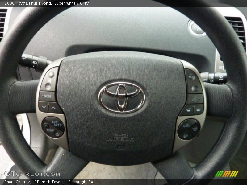 Super White / Gray 2006 Toyota Prius Hybrid