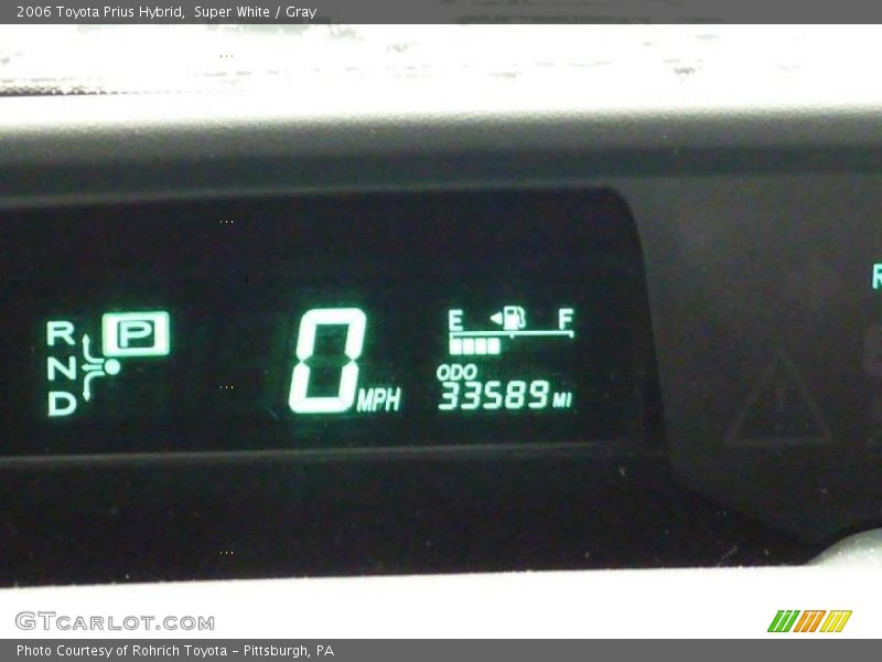 Super White / Gray 2006 Toyota Prius Hybrid