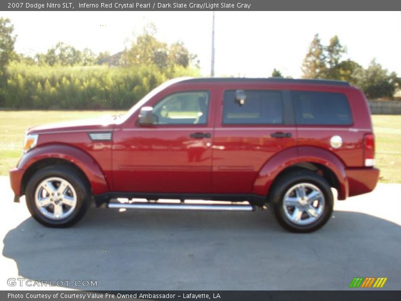 Inferno Red Crystal Pearl / Dark Slate Gray/Light Slate Gray 2007 Dodge Nitro SLT