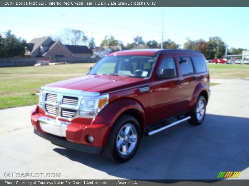 Inferno Red Crystal Pearl / Dark Slate Gray/Light Slate Gray 2007 Dodge Nitro SLT