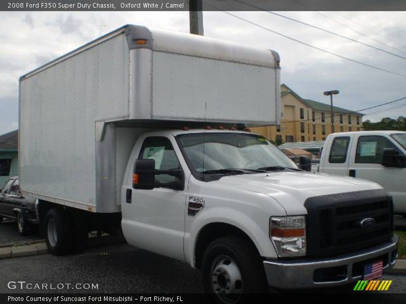 Oxford White / Camel 2008 Ford F350 Super Duty Chassis
