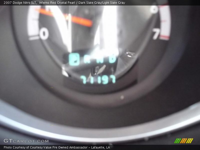Inferno Red Crystal Pearl / Dark Slate Gray/Light Slate Gray 2007 Dodge Nitro SLT