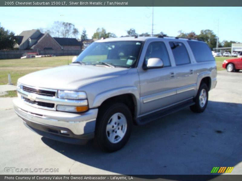 Silver Birch Metallic / Tan/Neutral 2005 Chevrolet Suburban 1500 LT
