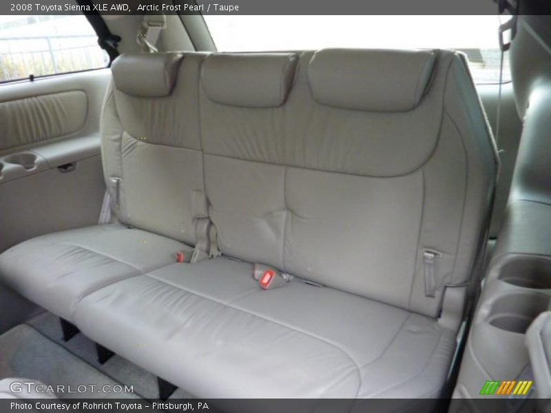 Arctic Frost Pearl / Taupe 2008 Toyota Sienna XLE AWD