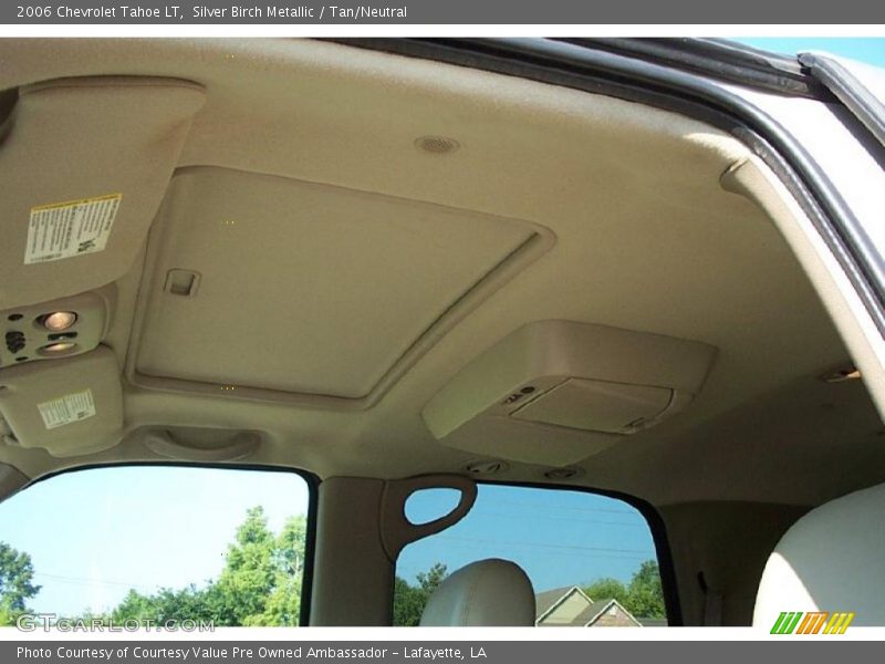 Silver Birch Metallic / Tan/Neutral 2006 Chevrolet Tahoe LT