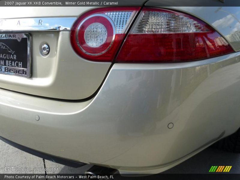 Winter Gold Metallic / Caramel 2007 Jaguar XK XK8 Convertible