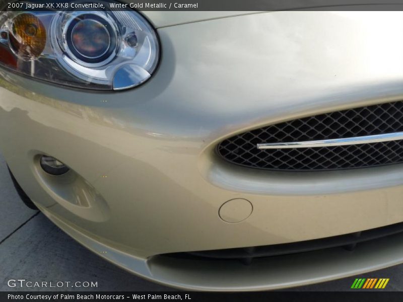 Winter Gold Metallic / Caramel 2007 Jaguar XK XK8 Convertible