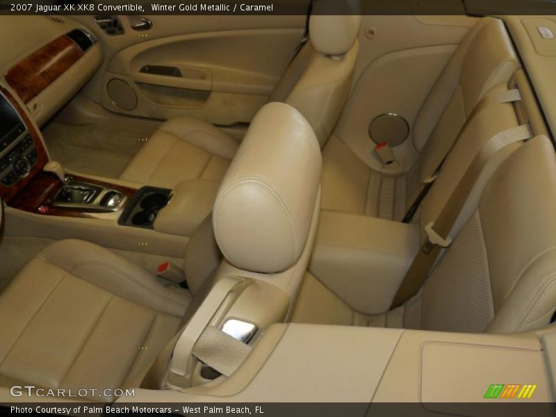 Winter Gold Metallic / Caramel 2007 Jaguar XK XK8 Convertible