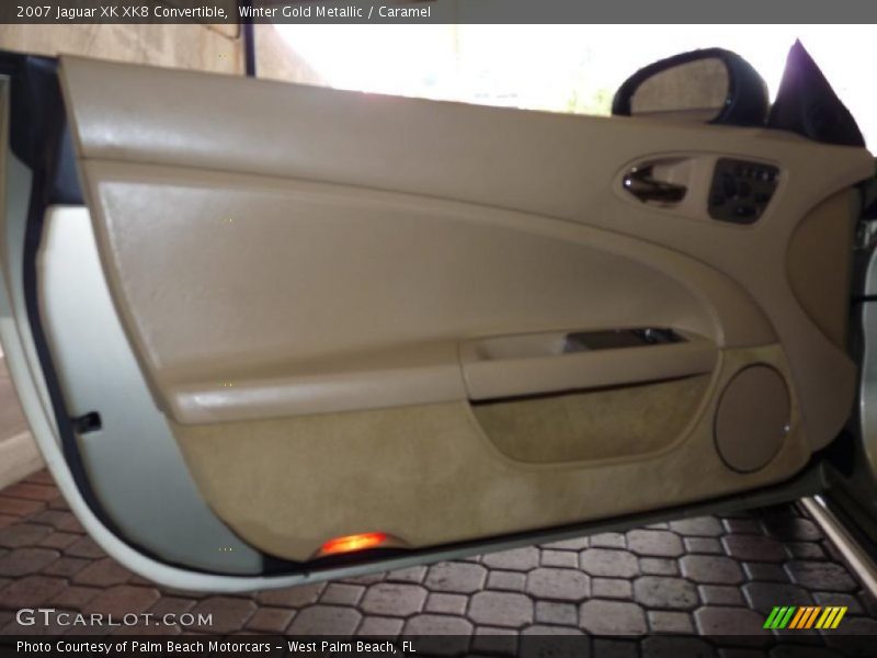 Winter Gold Metallic / Caramel 2007 Jaguar XK XK8 Convertible