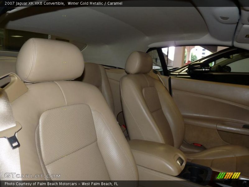 Winter Gold Metallic / Caramel 2007 Jaguar XK XK8 Convertible