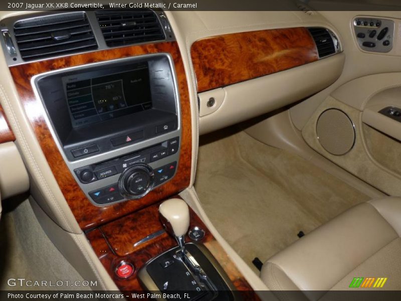 Winter Gold Metallic / Caramel 2007 Jaguar XK XK8 Convertible
