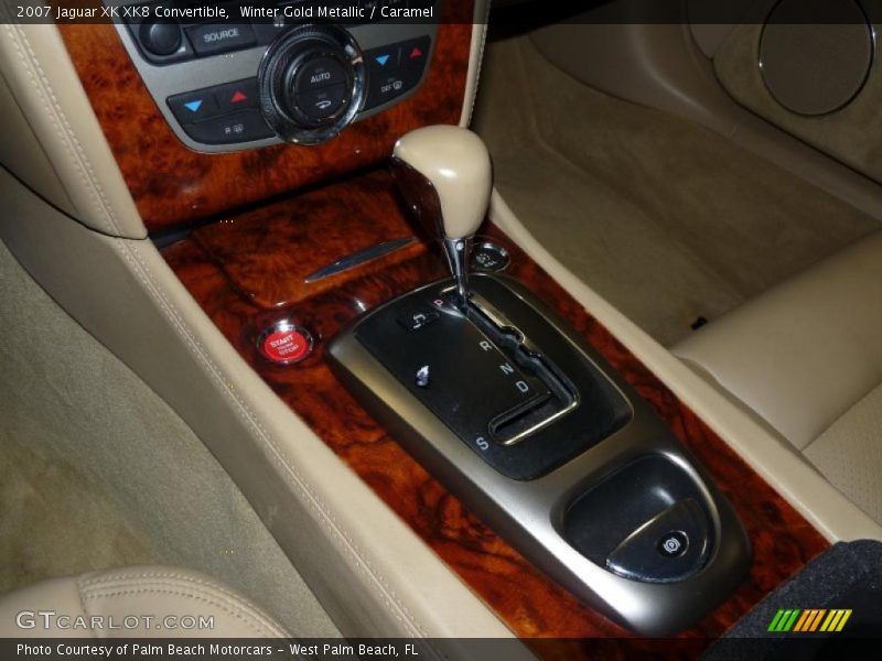 Winter Gold Metallic / Caramel 2007 Jaguar XK XK8 Convertible