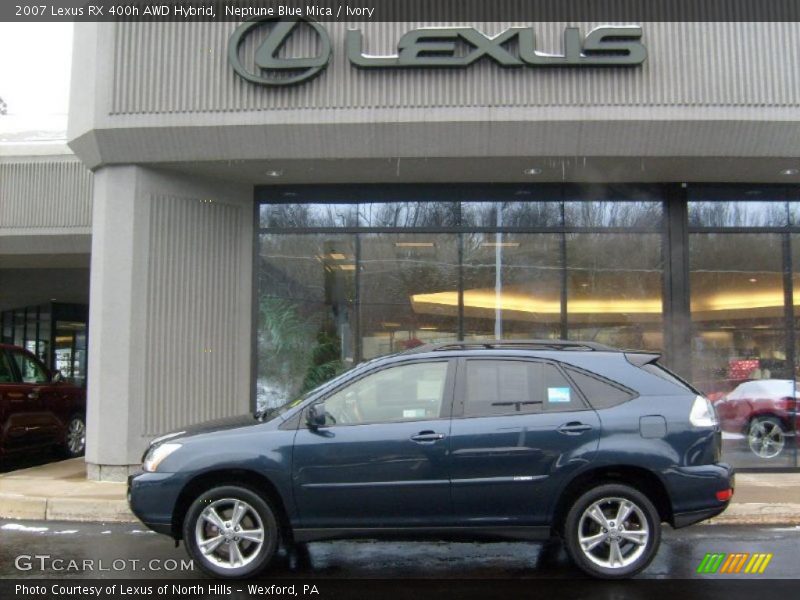 Neptune Blue Mica / Ivory 2007 Lexus RX 400h AWD Hybrid