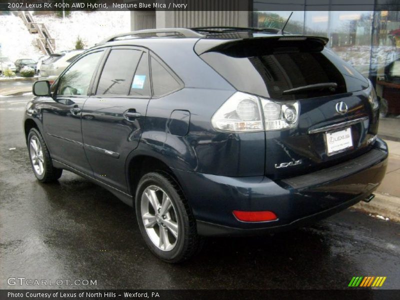 Neptune Blue Mica / Ivory 2007 Lexus RX 400h AWD Hybrid