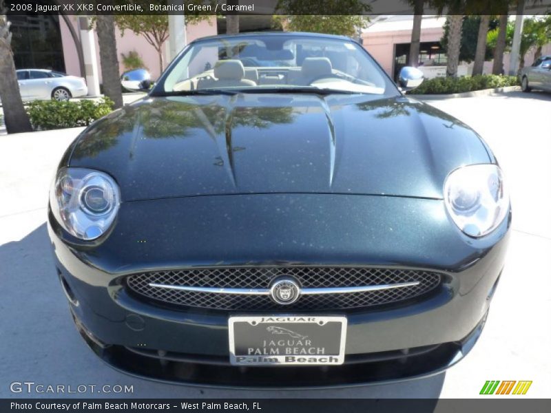 Botanical Green / Caramel 2008 Jaguar XK XK8 Convertible