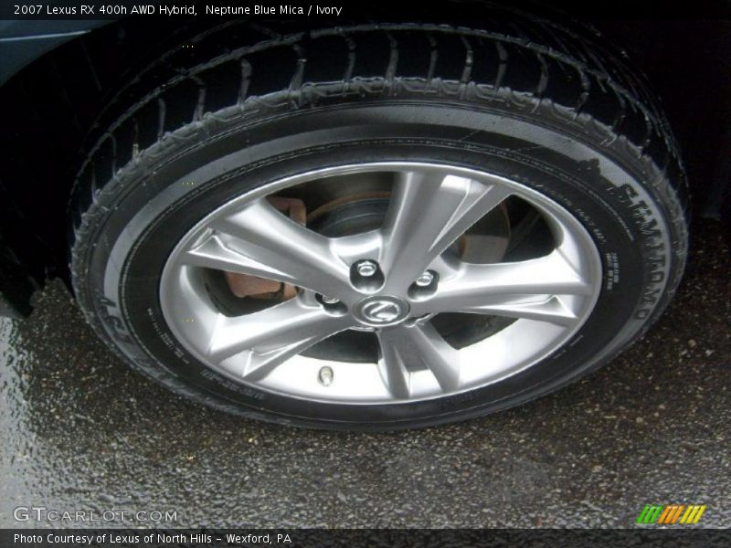 Neptune Blue Mica / Ivory 2007 Lexus RX 400h AWD Hybrid