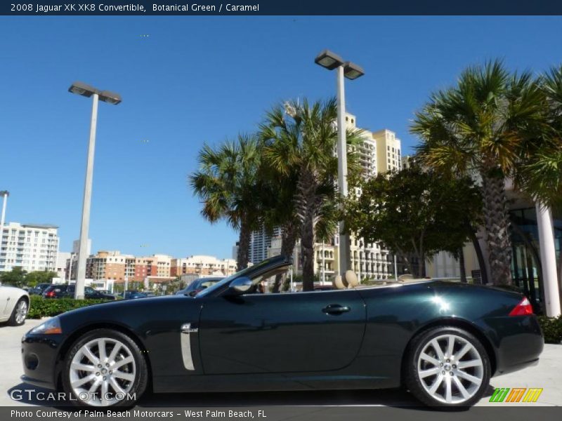 Botanical Green / Caramel 2008 Jaguar XK XK8 Convertible