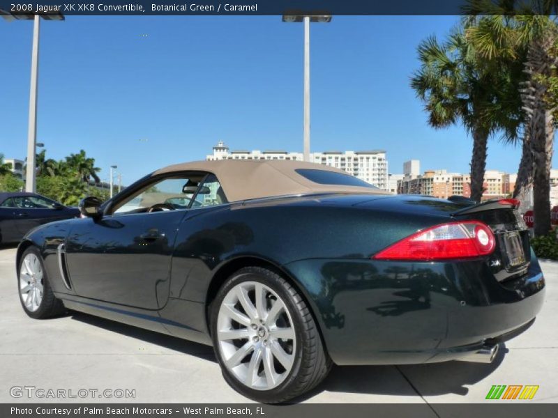 Botanical Green / Caramel 2008 Jaguar XK XK8 Convertible