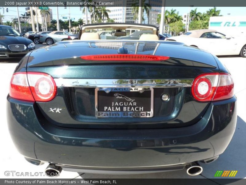 Botanical Green / Caramel 2008 Jaguar XK XK8 Convertible