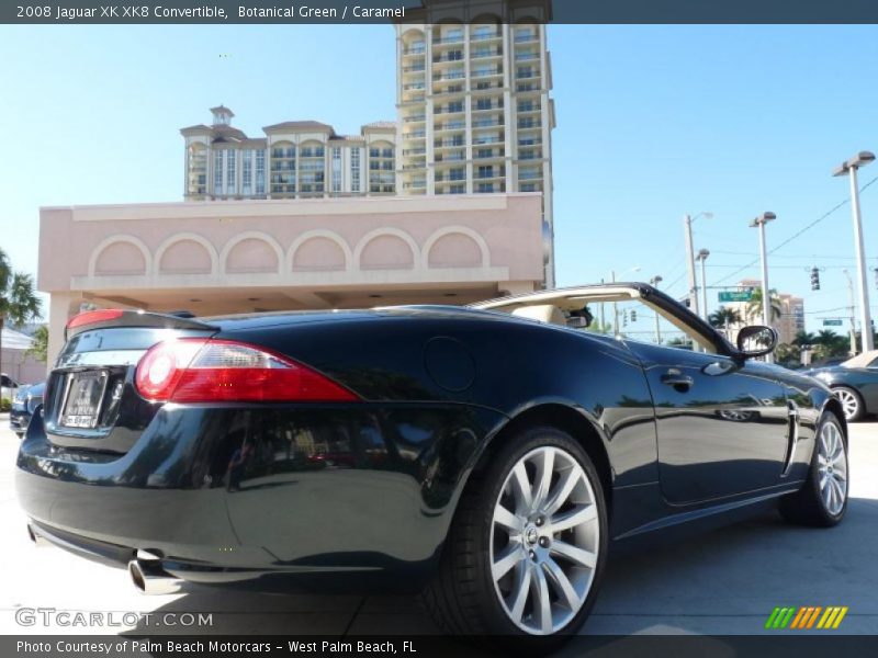 Botanical Green / Caramel 2008 Jaguar XK XK8 Convertible