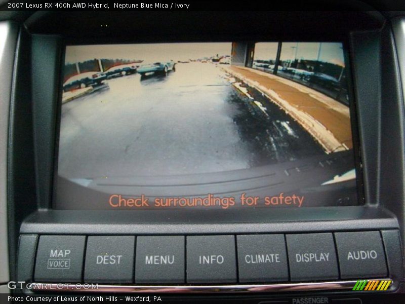 Neptune Blue Mica / Ivory 2007 Lexus RX 400h AWD Hybrid