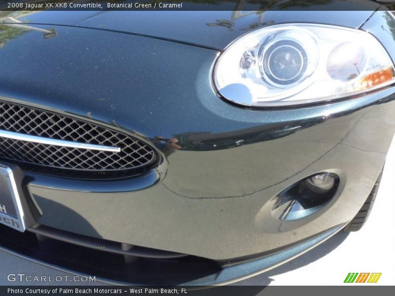 Botanical Green / Caramel 2008 Jaguar XK XK8 Convertible