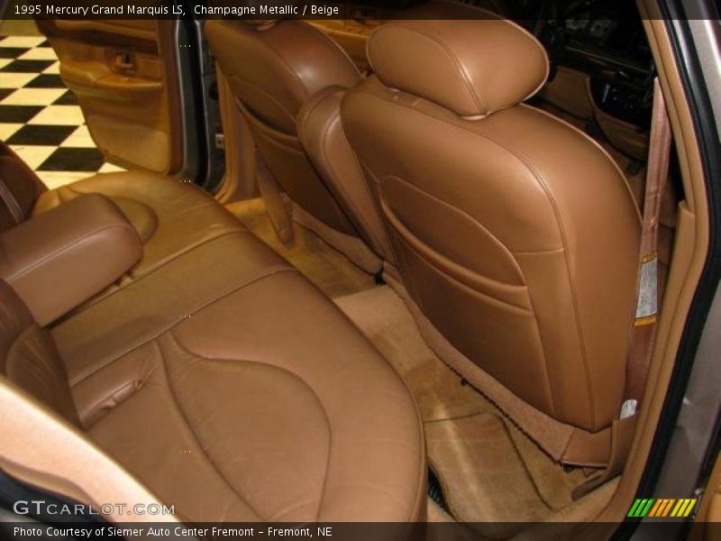Champagne Metallic / Beige 1995 Mercury Grand Marquis LS