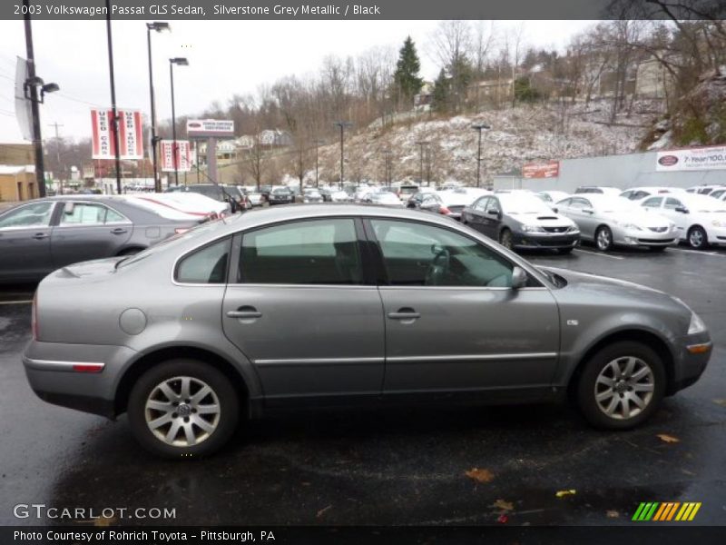 Silverstone Grey Metallic / Black 2003 Volkswagen Passat GLS Sedan