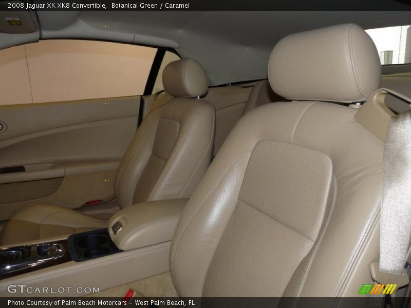 Botanical Green / Caramel 2008 Jaguar XK XK8 Convertible