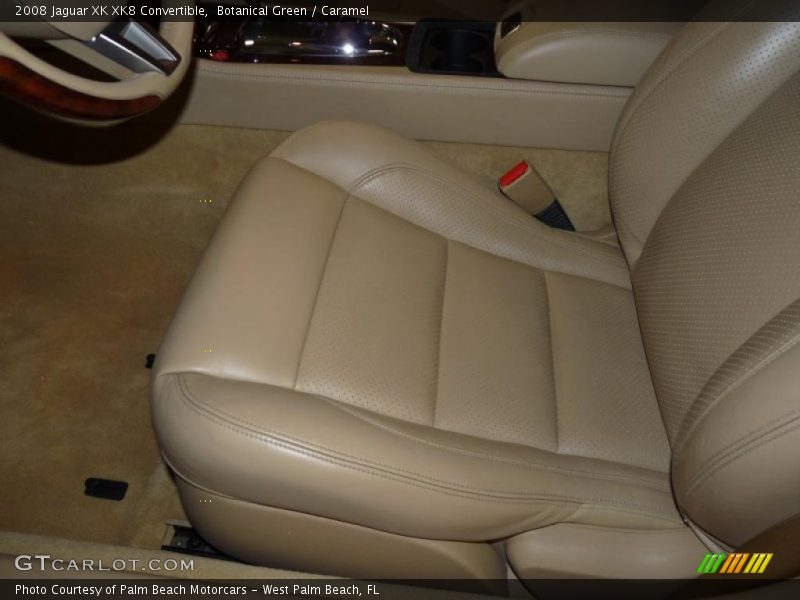 Botanical Green / Caramel 2008 Jaguar XK XK8 Convertible