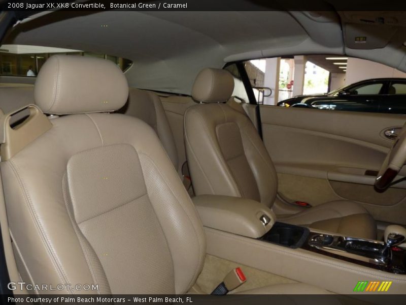 Botanical Green / Caramel 2008 Jaguar XK XK8 Convertible