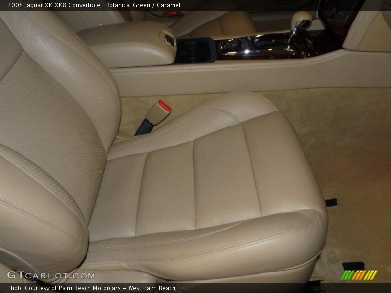 Botanical Green / Caramel 2008 Jaguar XK XK8 Convertible