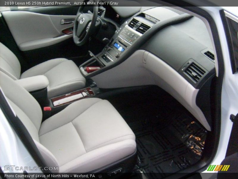  2010 HS 250h Hybrid Premium Gray Interior