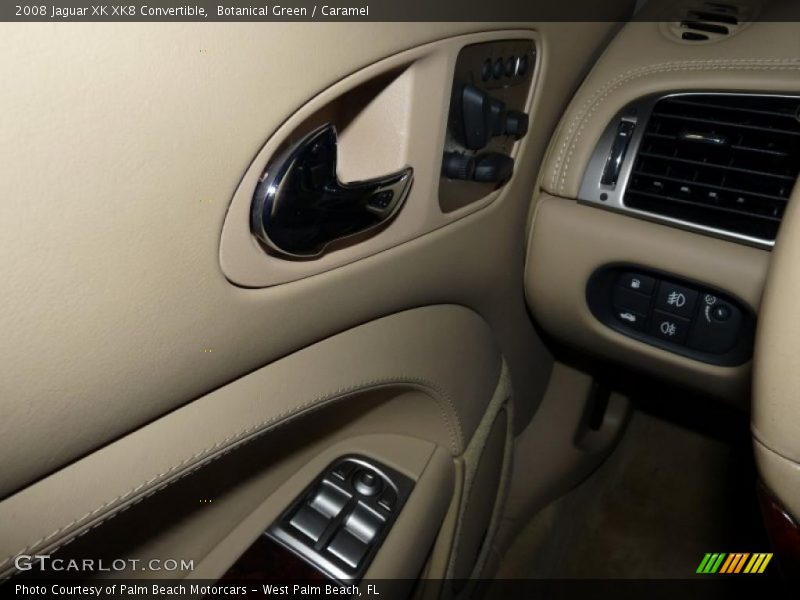 Botanical Green / Caramel 2008 Jaguar XK XK8 Convertible