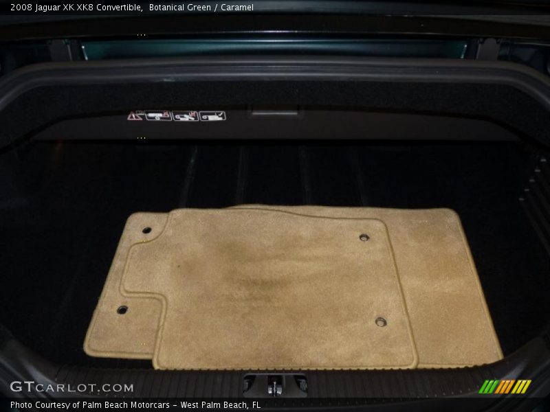 Botanical Green / Caramel 2008 Jaguar XK XK8 Convertible