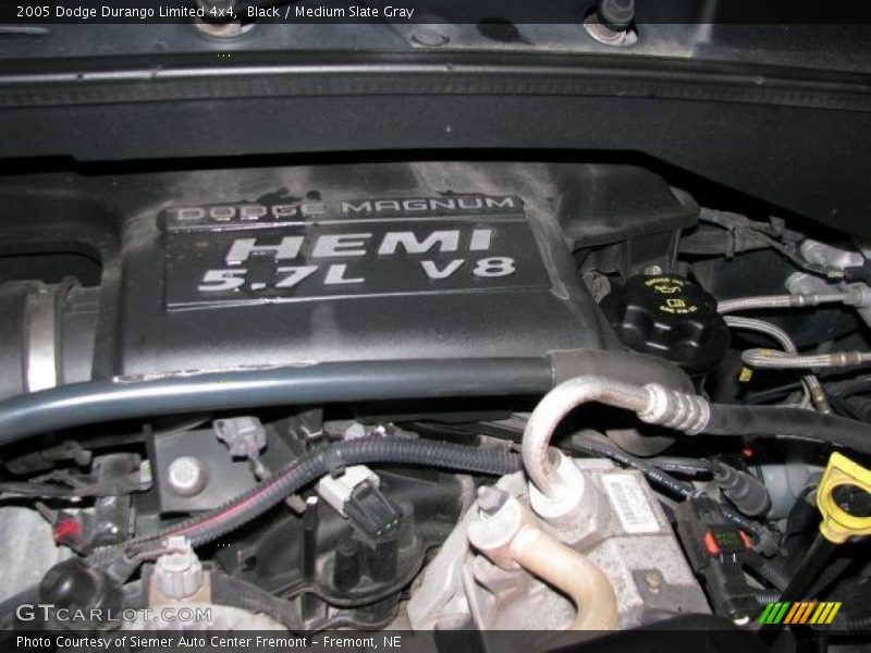 Black / Medium Slate Gray 2005 Dodge Durango Limited 4x4