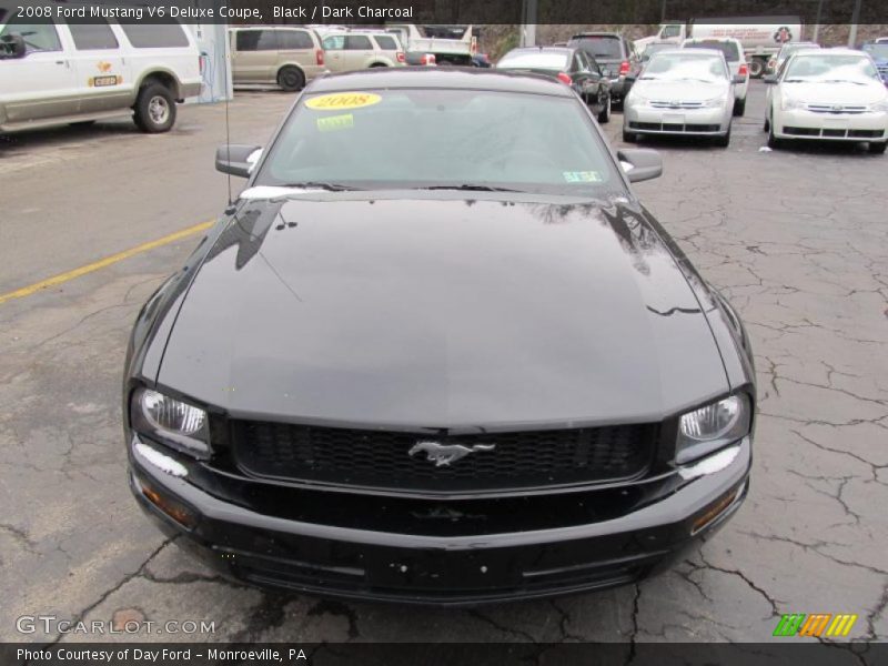 Black / Dark Charcoal 2008 Ford Mustang V6 Deluxe Coupe