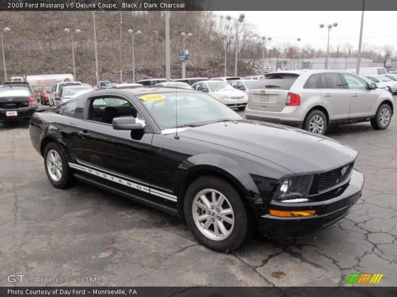 Black / Dark Charcoal 2008 Ford Mustang V6 Deluxe Coupe