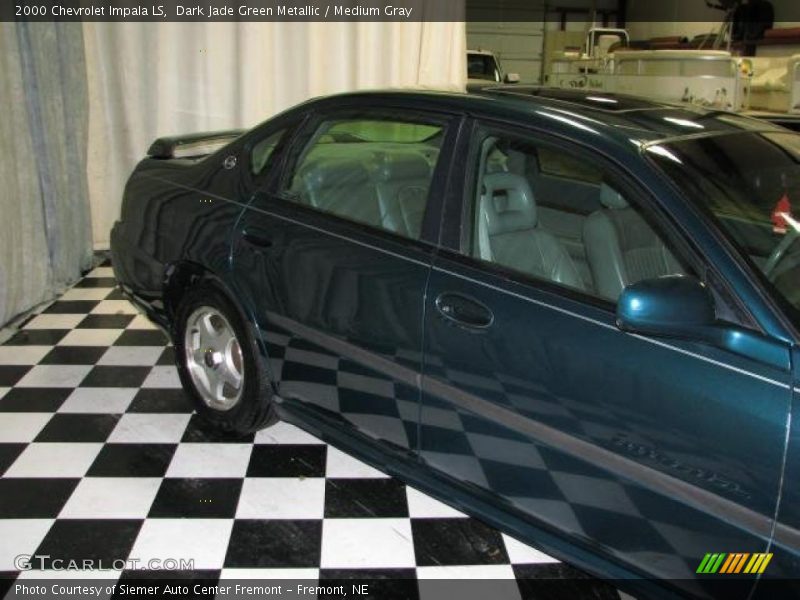 Dark Jade Green Metallic / Medium Gray 2000 Chevrolet Impala LS