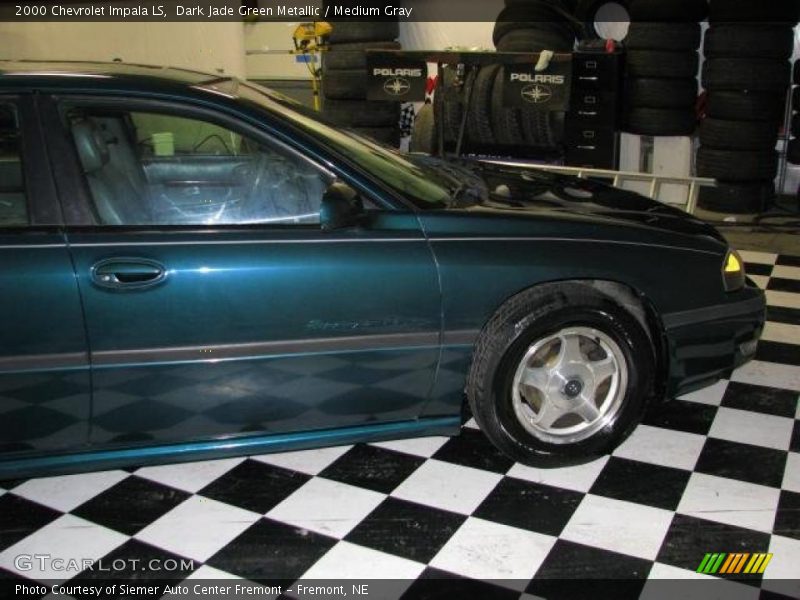 Dark Jade Green Metallic / Medium Gray 2000 Chevrolet Impala LS