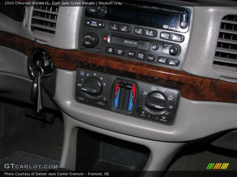 Dark Jade Green Metallic / Medium Gray 2000 Chevrolet Impala LS