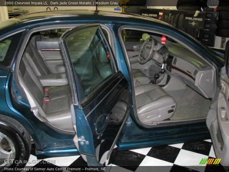 Dark Jade Green Metallic / Medium Gray 2000 Chevrolet Impala LS