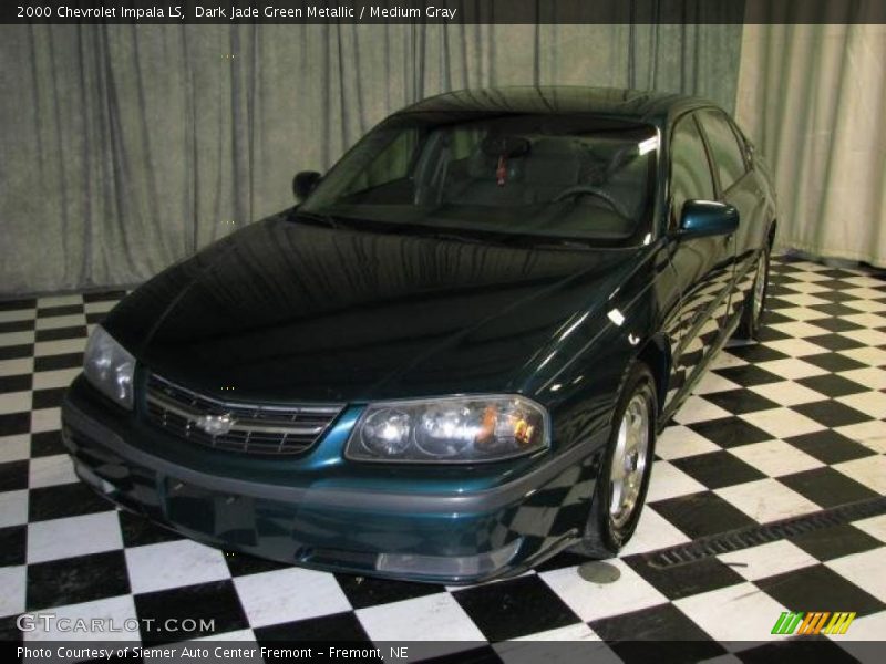Dark Jade Green Metallic / Medium Gray 2000 Chevrolet Impala LS
